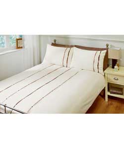 Unbranded Logan Kingsize Duvet and Sheet Set - Natural