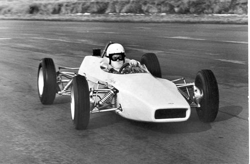 Long Nose Formula Ford Car in Action Photo (16cm x 10cm)