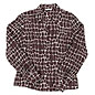 Long Sleeve Fitted Silk Blouse