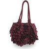 Unbranded Lua MS Frill Shoulder Bag in Plum -- BA404