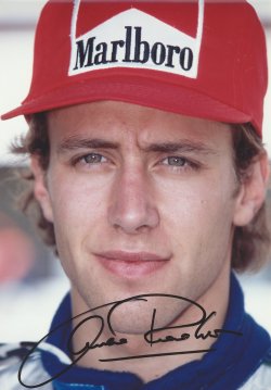 Luca Badoer Signed Photo