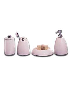 Luna Natural Ceramic 4 Piece Bathroom Set