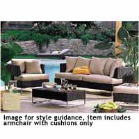 Image for style guidance, item includes armchair o