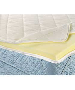 Unbranded Luxury Deep Memory Foam Mattress Topper - Kingsize