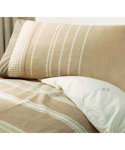 Magna/Parados Double Duvet Cover Set - Natural