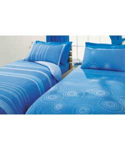 Magna/Parados Single Duvet Cover Set - Blue