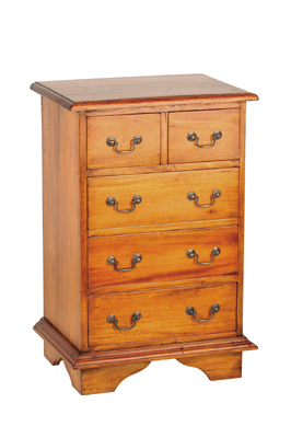 MAHOGANY CHEST 2 OVER 3