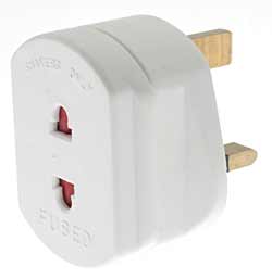 Mains Lead / Power Cord -Standard Figure of 8 - UK 3 Pin Plug Version