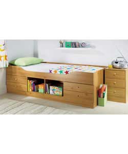 Malibu Pine Cabin Bed with Sprung Mattress