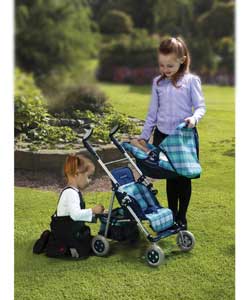 63 to 67cm adjustable height folding pushchair.Rem