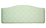 Unbranded Marbella Damask 2and#39;6 Headboard - Light Green