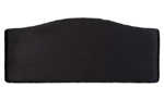 Unbranded Marbella Faux Suede 3and#39;0 Headboard - Black