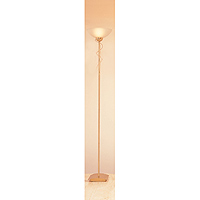 Marino Spiral Torchiere Floor Lamp Matt Gold Effect