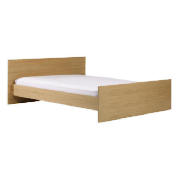 Bedsteads - Marlowe 4ft 6inch Oak Veneer Bedstead- Oak Veneer