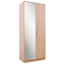 Unbranded Marseilles 2 Door Wardrobe, Beech Effect