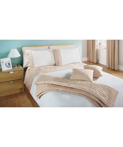 Mason Double Duvet Cover Set - Oyster