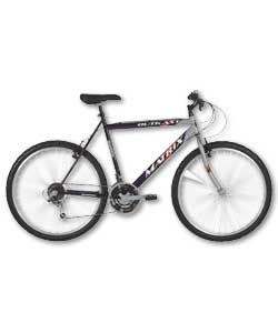 MTB Hi-Tensile steel frame. 18 speed Shimano gears