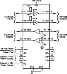 Unbranded MAX233CPP  5V Powered RS-232 Driver/Receiver (