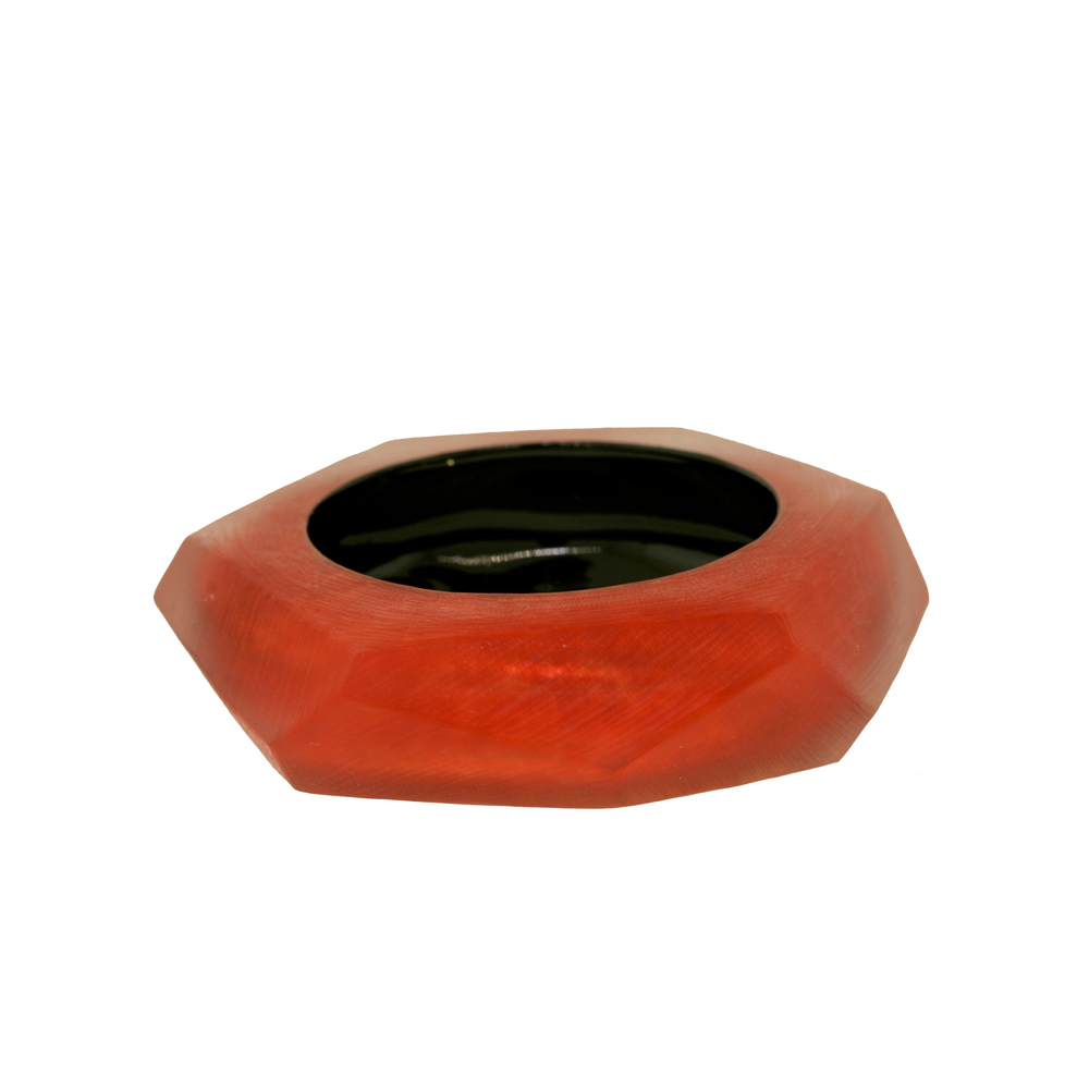 Unbranded Medium Cubist Bangle - Red