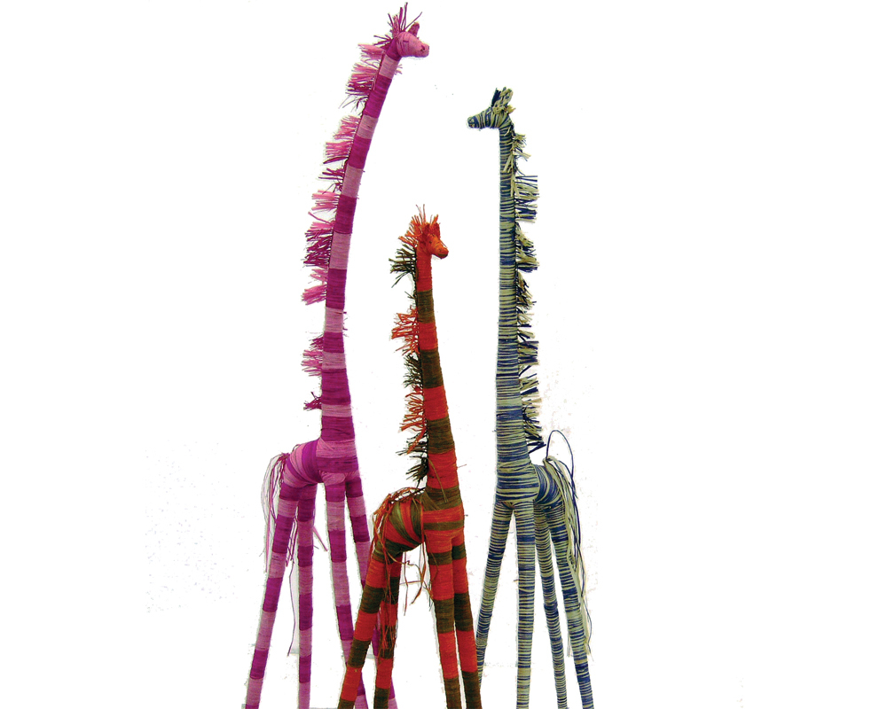 Unbranded Medium Giraffe (150cm) Wicker Kids Room decoration