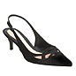 Medium Heel Suede Slingback