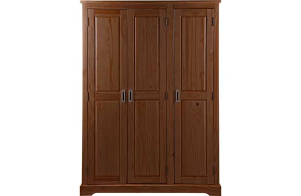 Unbranded Mendoza 3 Door Wardrobe - Oak Effect