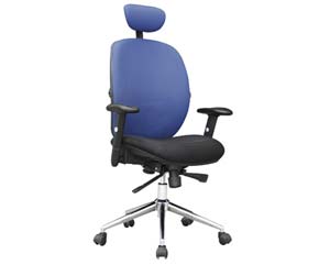 Unbranded Menna mesh chair blue