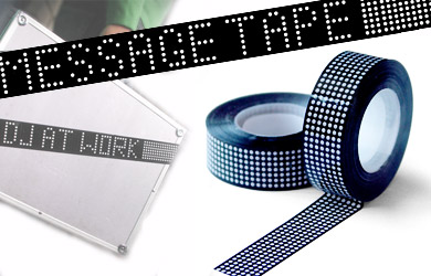 Unbranded Message Tape Pixels