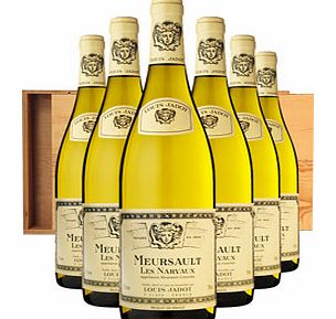 This is a great gift idea for a lover of fine white Burgundy. Les Narvaux is a vineyard area adjacent to Genevrières and Poruzots, and has very shallow soils and a southerly aspect, which promote both low yields and excellent ripening. This wine exh