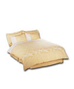 Mimi Double Duvet Cover Set - Gold