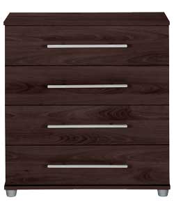 Unbranded Mode 4 Drawer Chest - Lula Wenge