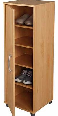 Modena Shoe Storage Cabinet - Beech Effect