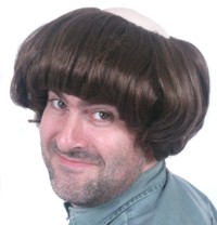 Unbranded Monk Pate Wig Brown