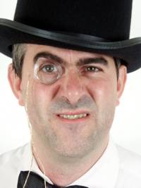 Monocle on gold string