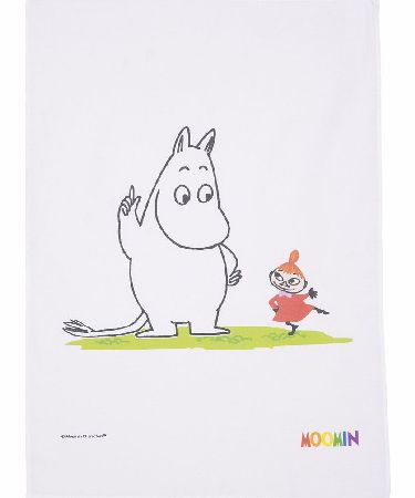 Unbranded Moomins Moomintroll And Little My Tea Towel