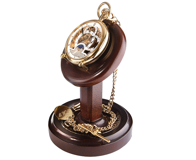 Unbranded Moonphase Watch and Stand - Gold - Personalised