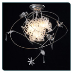 Morpheus 3 Light Semi Flush Pendant