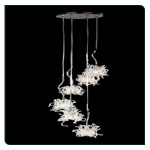 Morpheus 6 Light Cluster - Silver