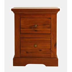 Unbranded Morris - Orleans  2 Drawer Bedside Table