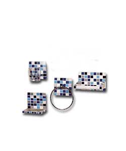 Mosaic 4 Piece Bathroom Set