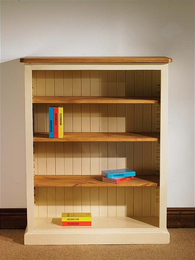 Unbranded Mottisfont Painted 4ft x 3ft Bookcase (Blue, Oak)