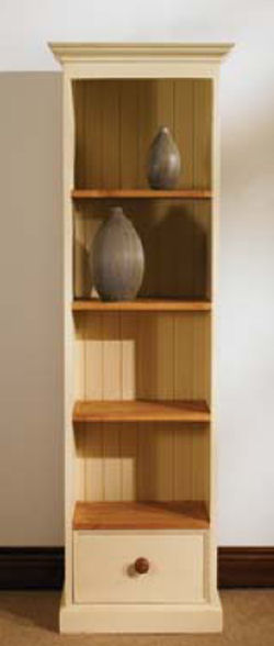 Unbranded Mottisfont Painted Slim Jim Bookcase (Blue,