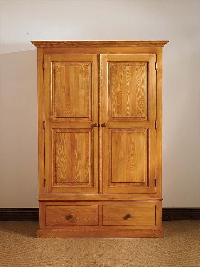 Unbranded Mottisfont Waxed Double Wardrobe (Metal)