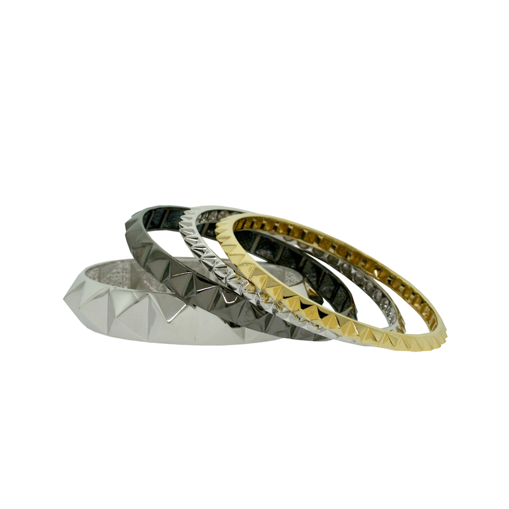 Unbranded Multi Stud Bangle Set