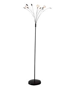 Unbranded Mya 5 Light Dark Chocolate Floor Lamp