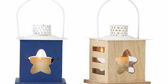 Unbranded Nautical Wooden Lanterns