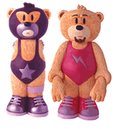 Neil and Armstrong Figurine Bad Taste Bear