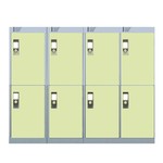 LINK SECURE NESTED LOCKERS - COFFEE & CREAM -