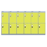 LINK SECURE NESTED LOCKERS - YELLOW - The economic