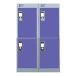 LINK SECURE NESTED LOCKERS - BLUE - The economic way to buy your lockers!